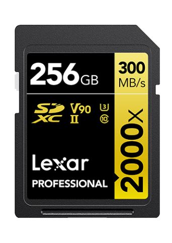 Lexar Professional 2000x SDXC UHS-II U3 V90 C10 - SD Card