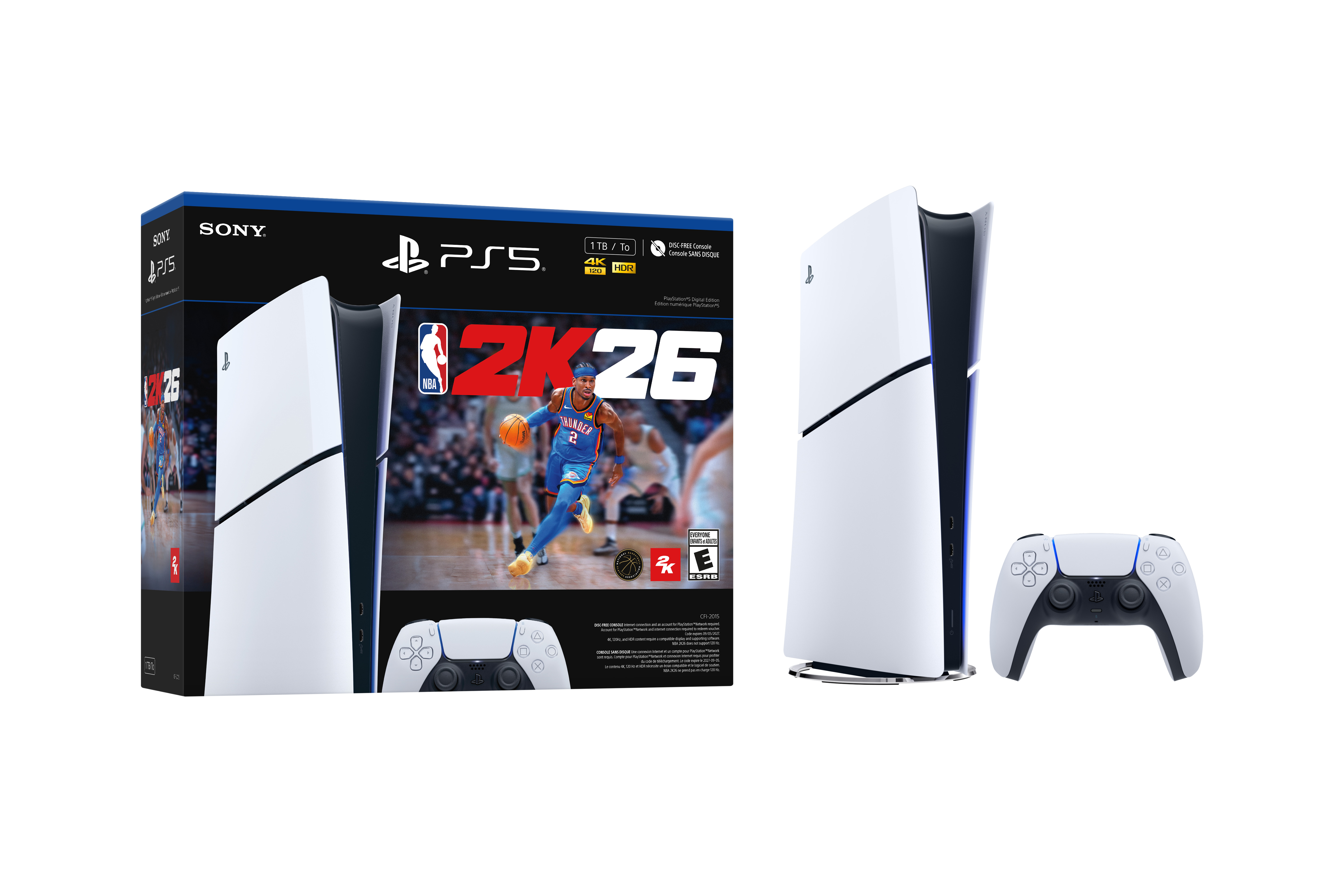 SONY PlayStation® 5 NBA 2K26 Digital Edition Bundle