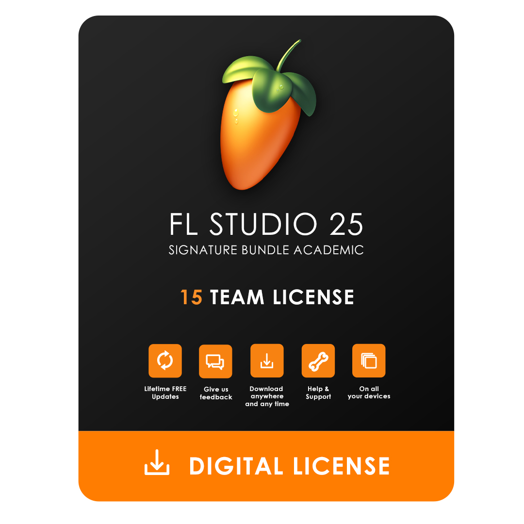 IMAGE LINE FL Studio Signature Bundle 15-User Team License Educational