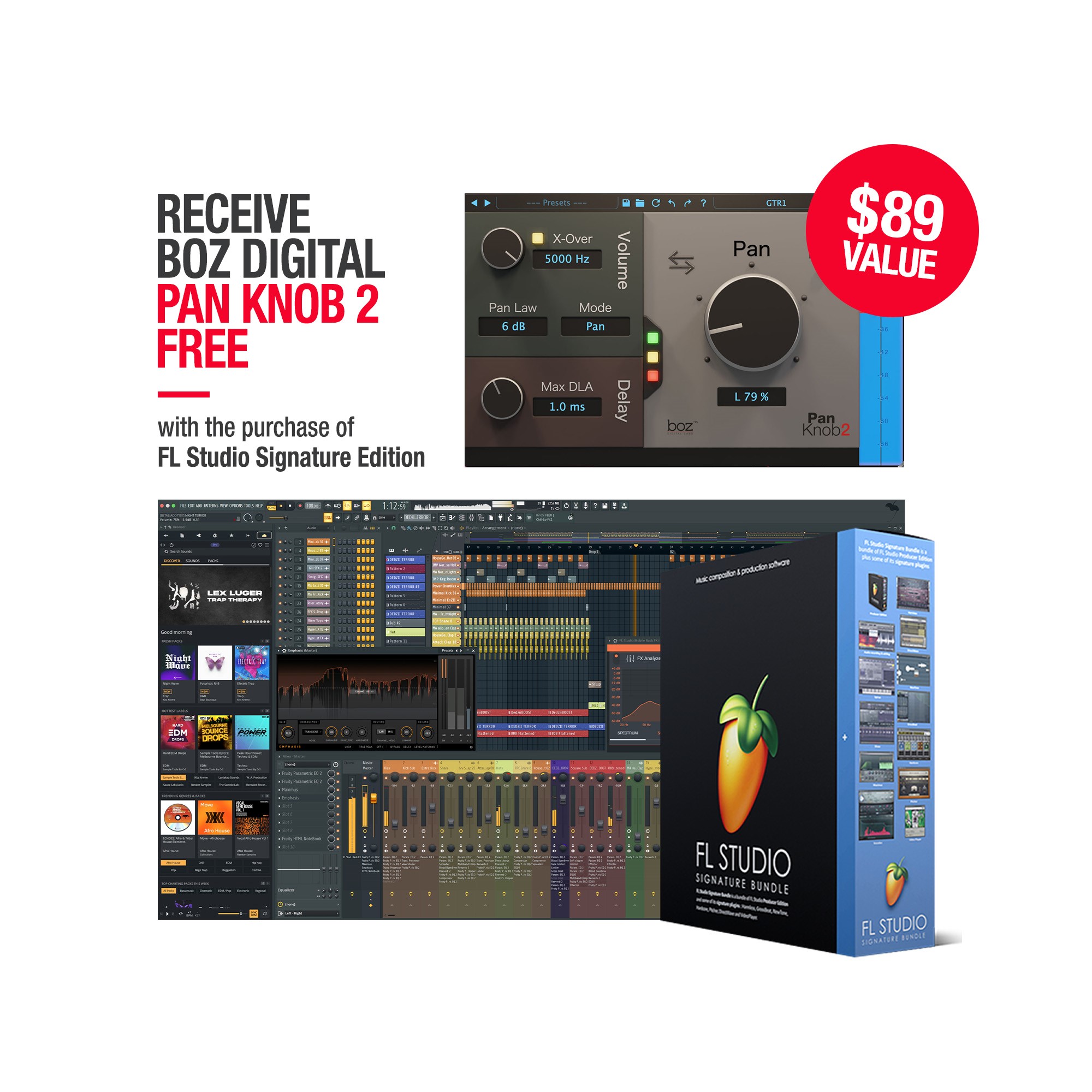 Pack Signature IMAGE LINE FL Studio [Version boîte]