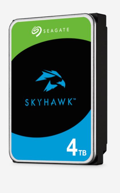 Seagate SKYHAWK 4TB SATA 3.5 Hard Drive (ST4000VX016)