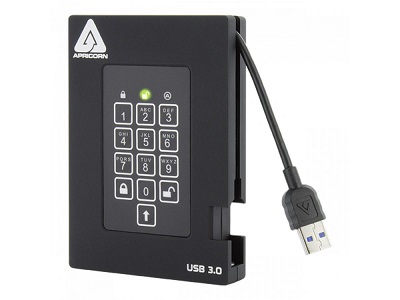 Aegis Fortress - USB 3.0 - 2TB - USB 3.2 - 5Gbps - 12Ms - 5400RPM - 8MB - 3-year Limited Warranty