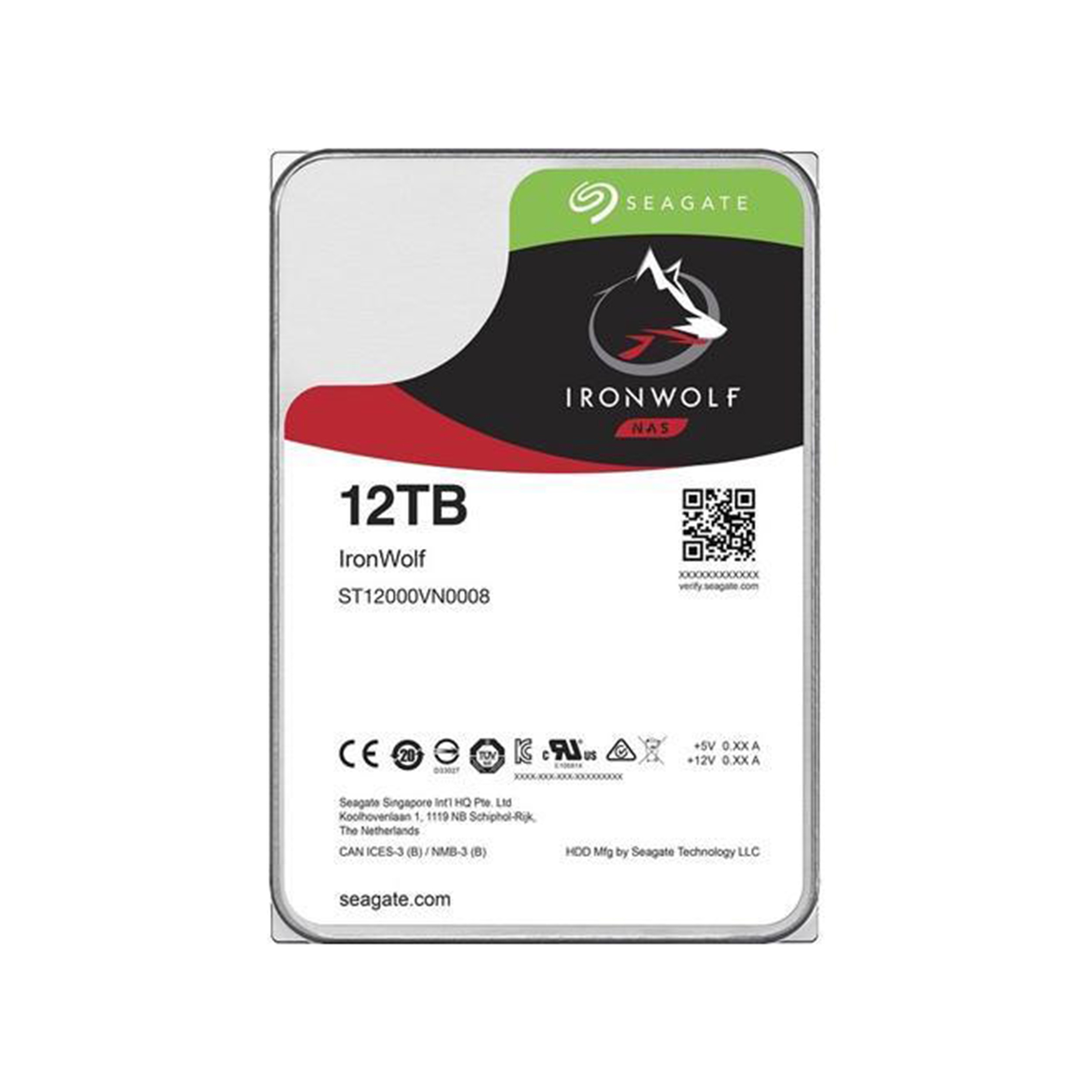 Seagate (IronWolf) - Disque dur NAS 3,5 po de 12 To