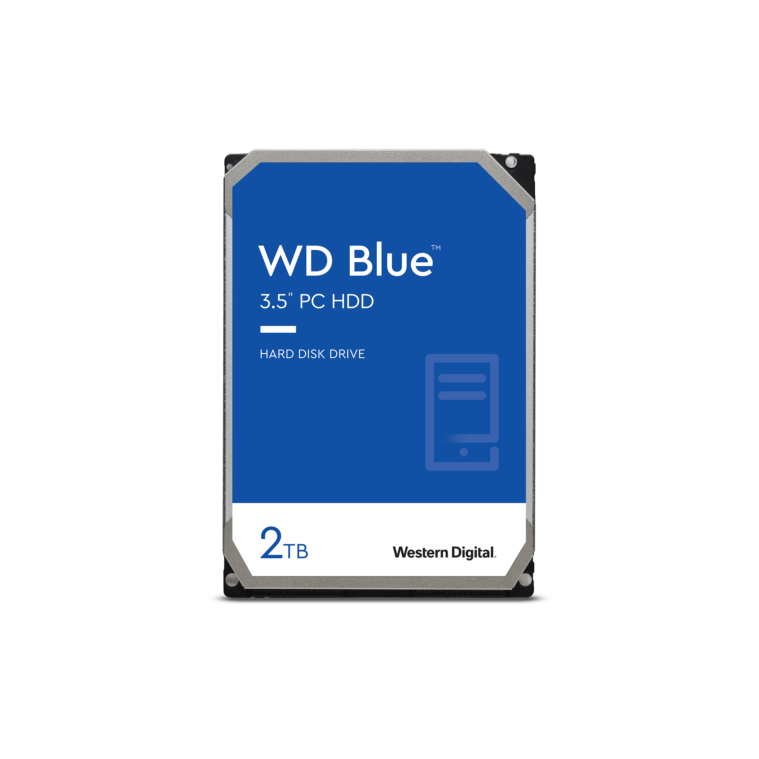 WD Blue 2TB Desktop Hard Disk Drive - 7200 RPM SATA 6Gb/s 256MB Cache(Open Box)