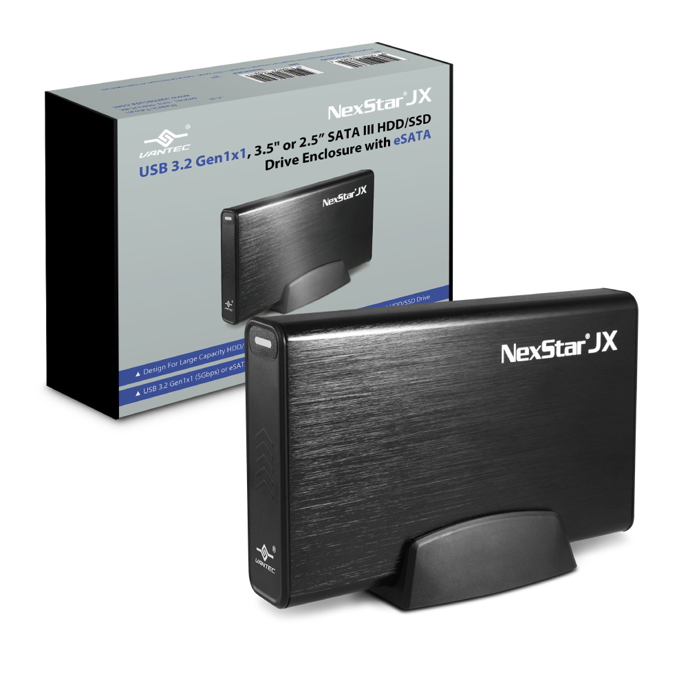 Vantec NexStar JX USB 3.2 Gen1x1, 3.5" / 2.5” SATA III HDD/SSD Drive