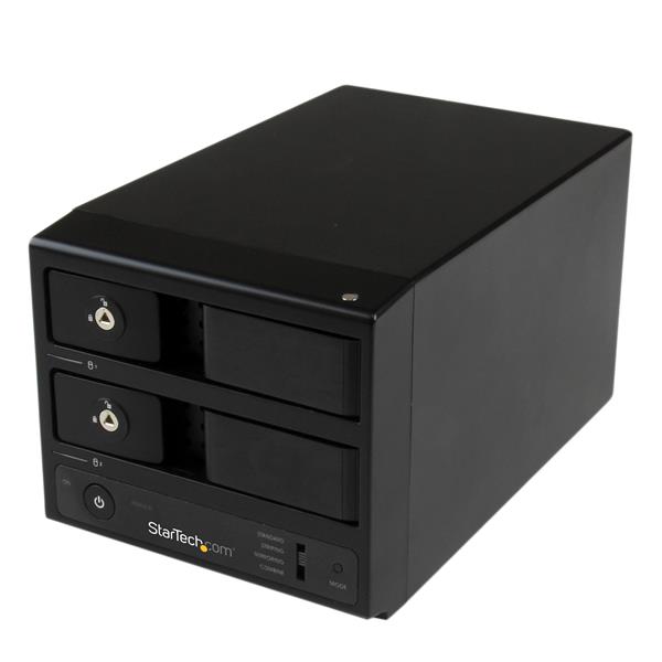 StarTech (S352BU33RER) - Boîtier USB 3.0 / eSATA sans tiroir à 2 baies pour 2 disques durs SATA III de 3,5 po avec UASP -- B...