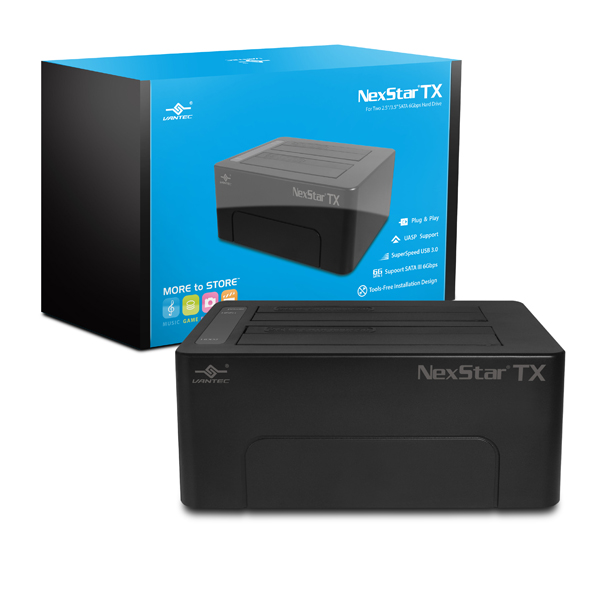 Vantec NexStar TX, Double Baie USB 3.0