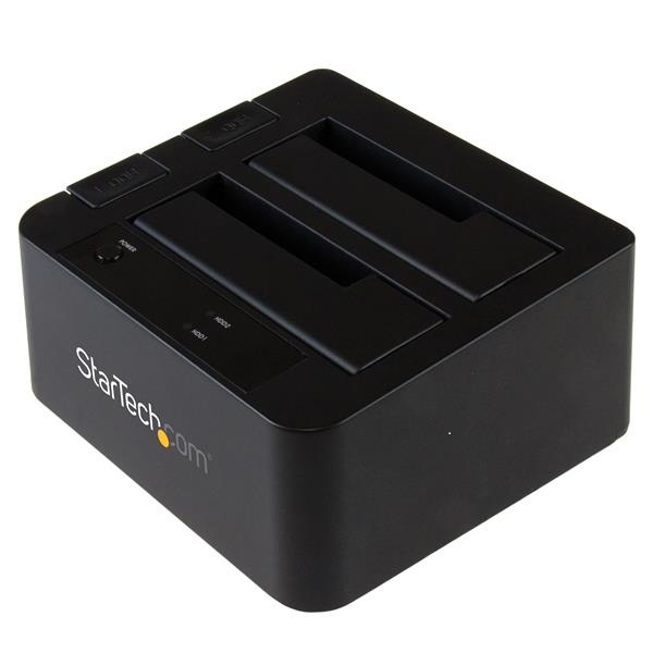StarTech (SDOCK2U313) - Station d'accueil pour 2 disques durs / SSD SATA de 2,5 / 3,5 pouces avec UASP - 2 baies - 2 x 2,5 p...