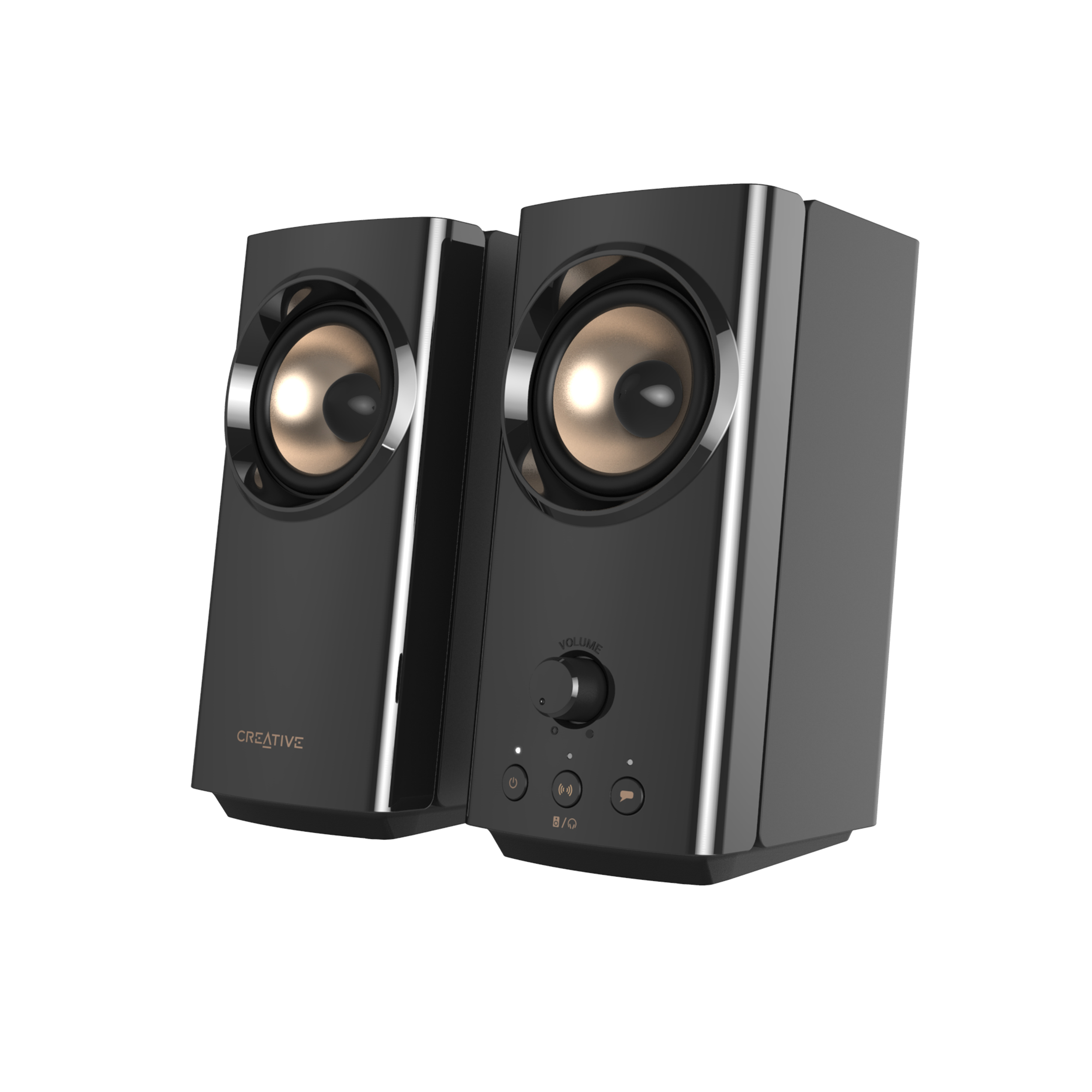 CREATIVE T60 Wireless 2.0 Speaker System BT 5.0, Black