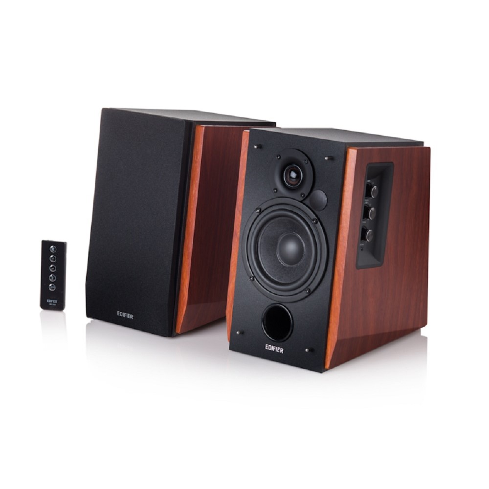 EDIFIER R1700BT 2.0 Bluetooth Shelf Speaker, Wood Finish(Open Box)