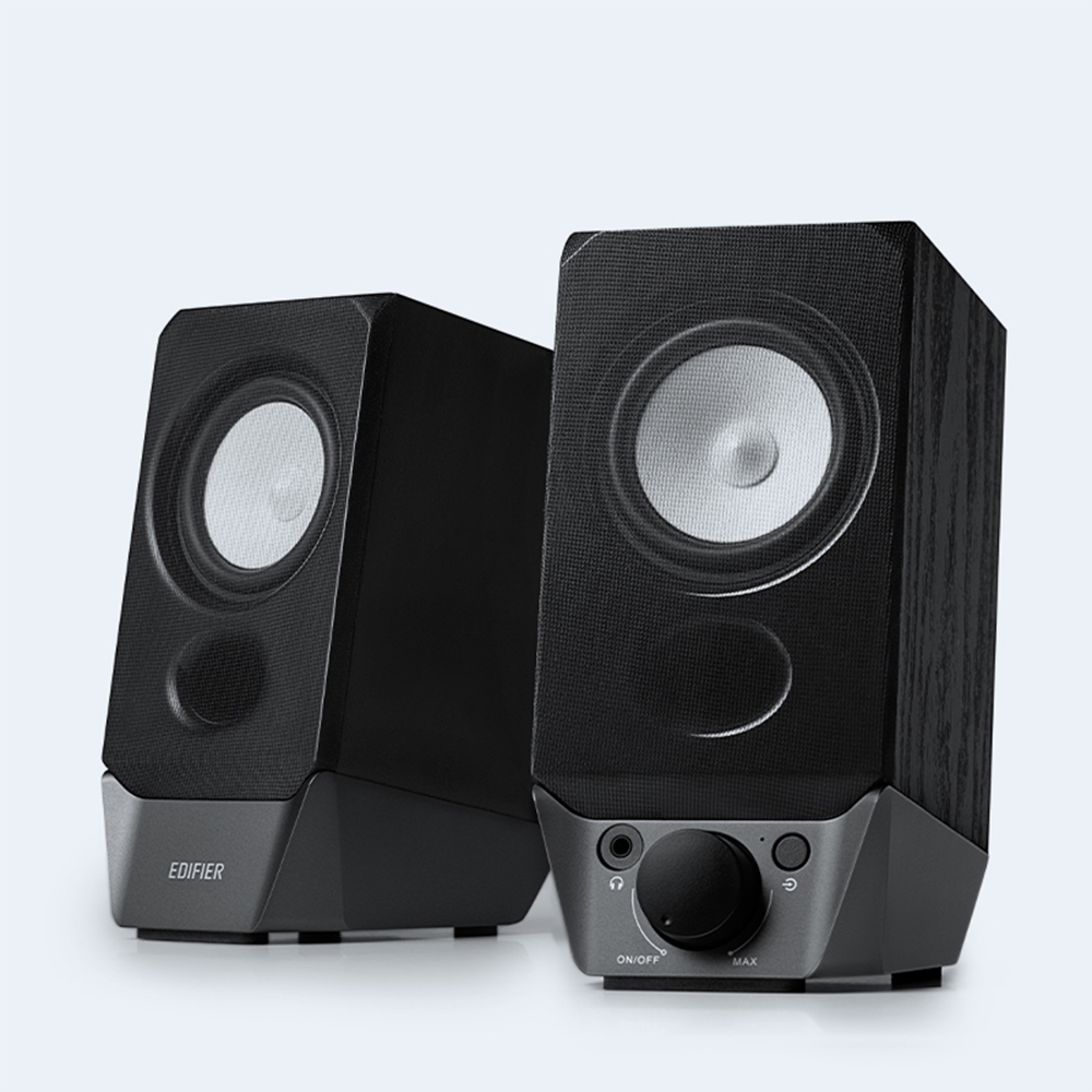 EDIFIER R19BT 2.0 PC Speaker with Bluetooth 5.3, Black(Open Box)