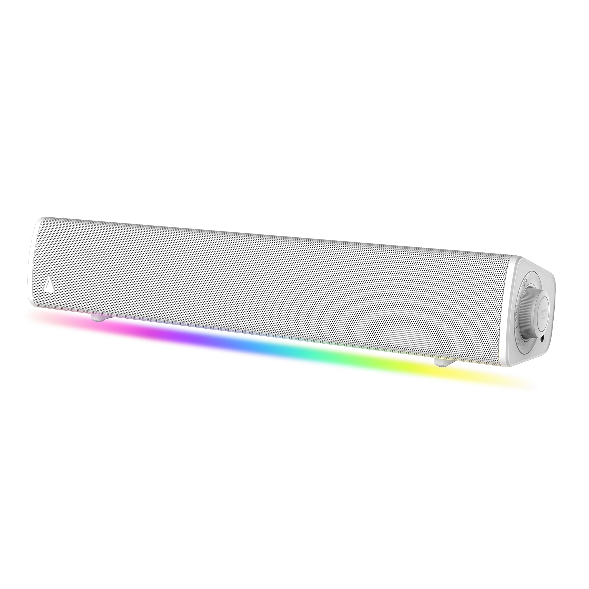 Creative Sound Blaster GS3 Compact RGB Gaming SoundBar, White