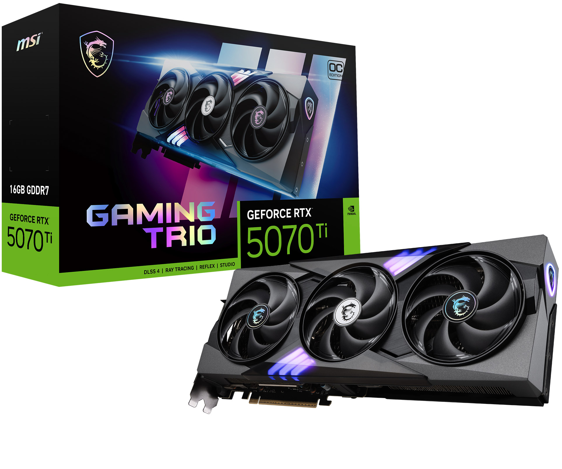 MSI GeForce RTX 5070 TI 16G GAMING TRIO OC PLUS
