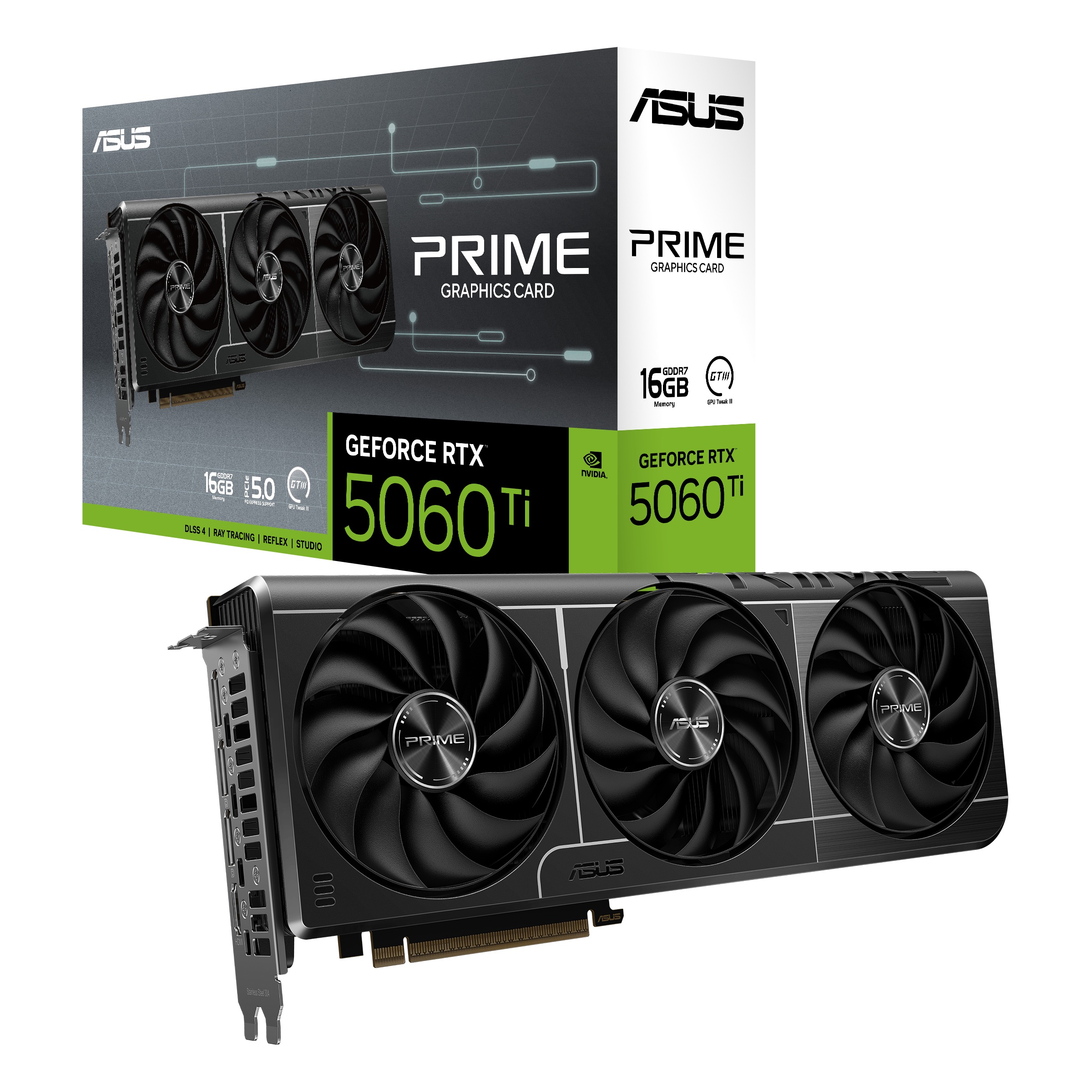 ASUS Prime GeForce RTX 5060 Ti 16GB GDDR7 Triple Fans(Open Box)