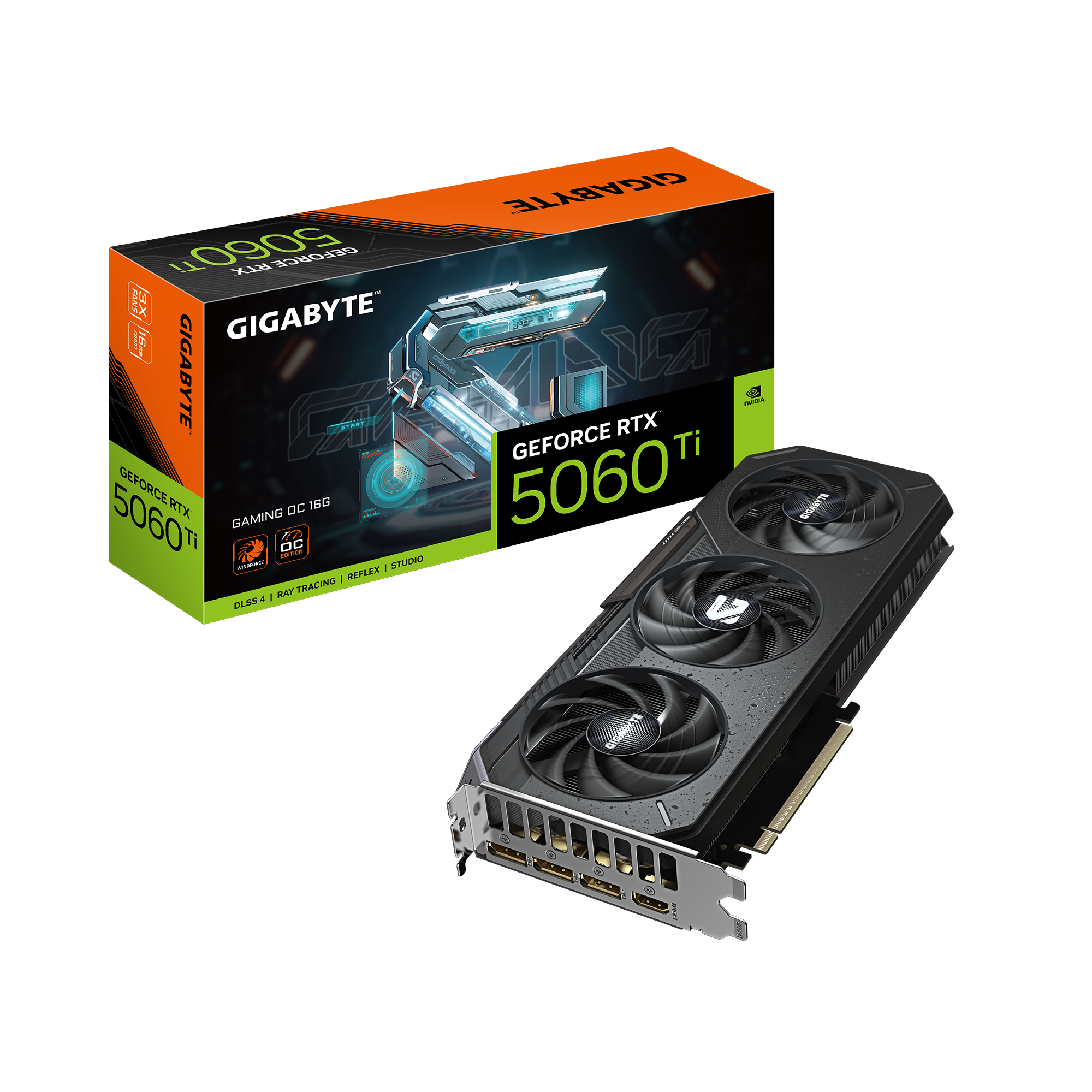 GIGABYTE GV-N506TGAMING OC-16GD GDDR7 Triple Fans