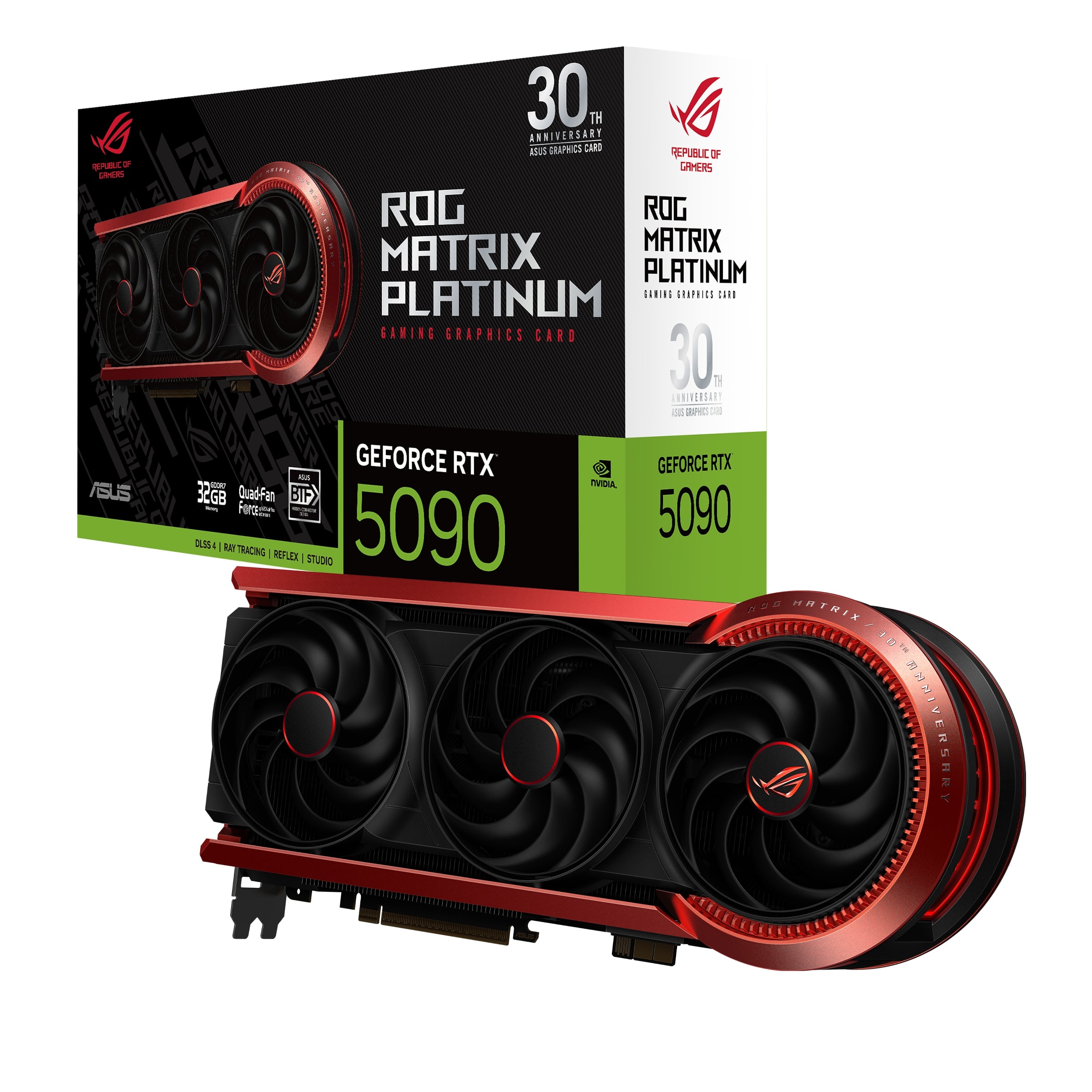 ASUS ROG Matrix GeForce RTX 5090 30th Anniversary GDDR7