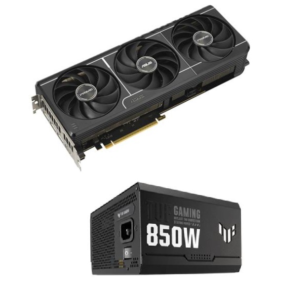 ASUS Prime GeForce RTX 5070 Ti OC GPU + TUF Gaming 850W Gold PSU