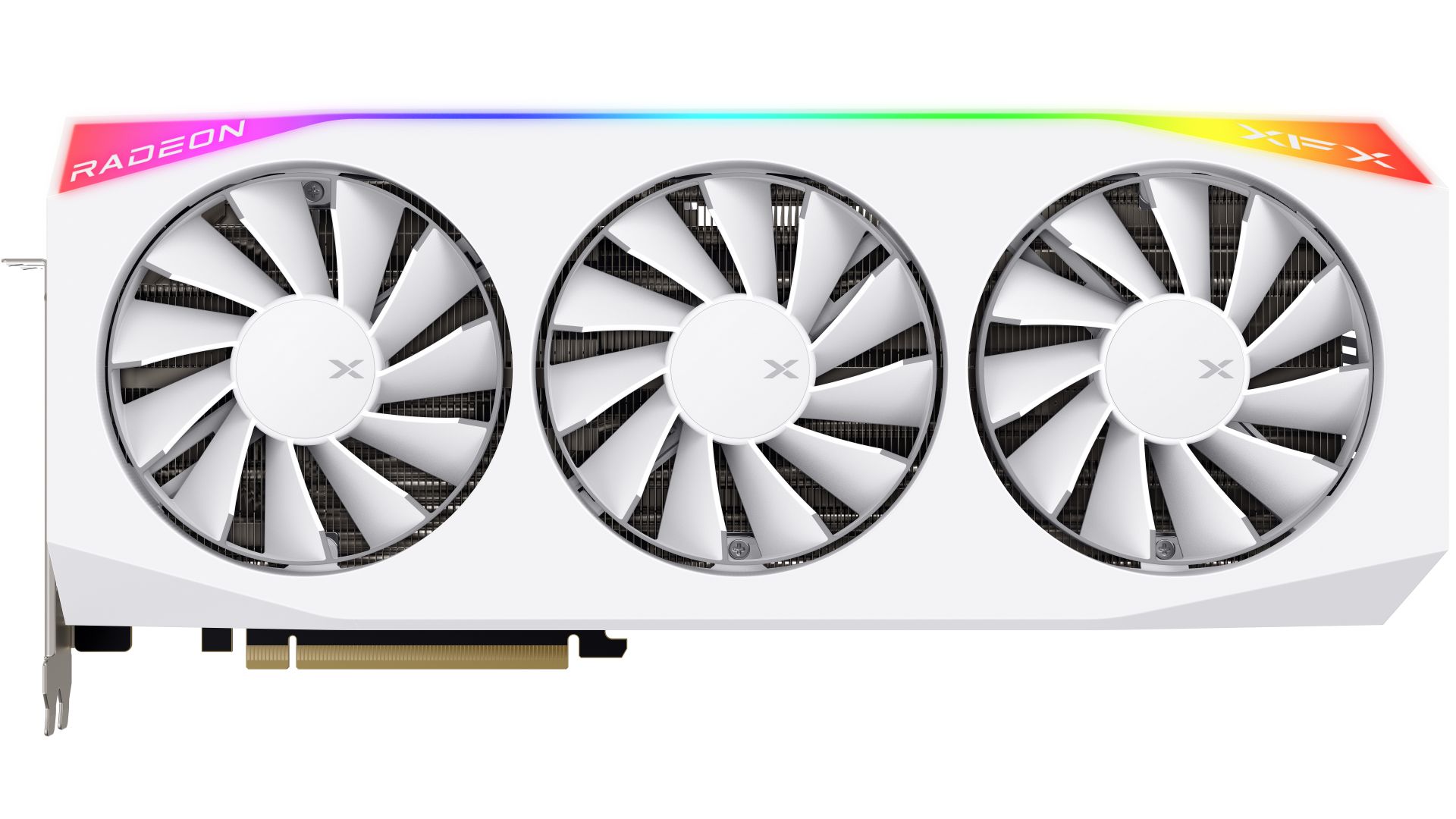 XFX Mercury AMD Radeon RX 9070 XT OC White Magnetic Air Edition with RGB 16GB GDDR6