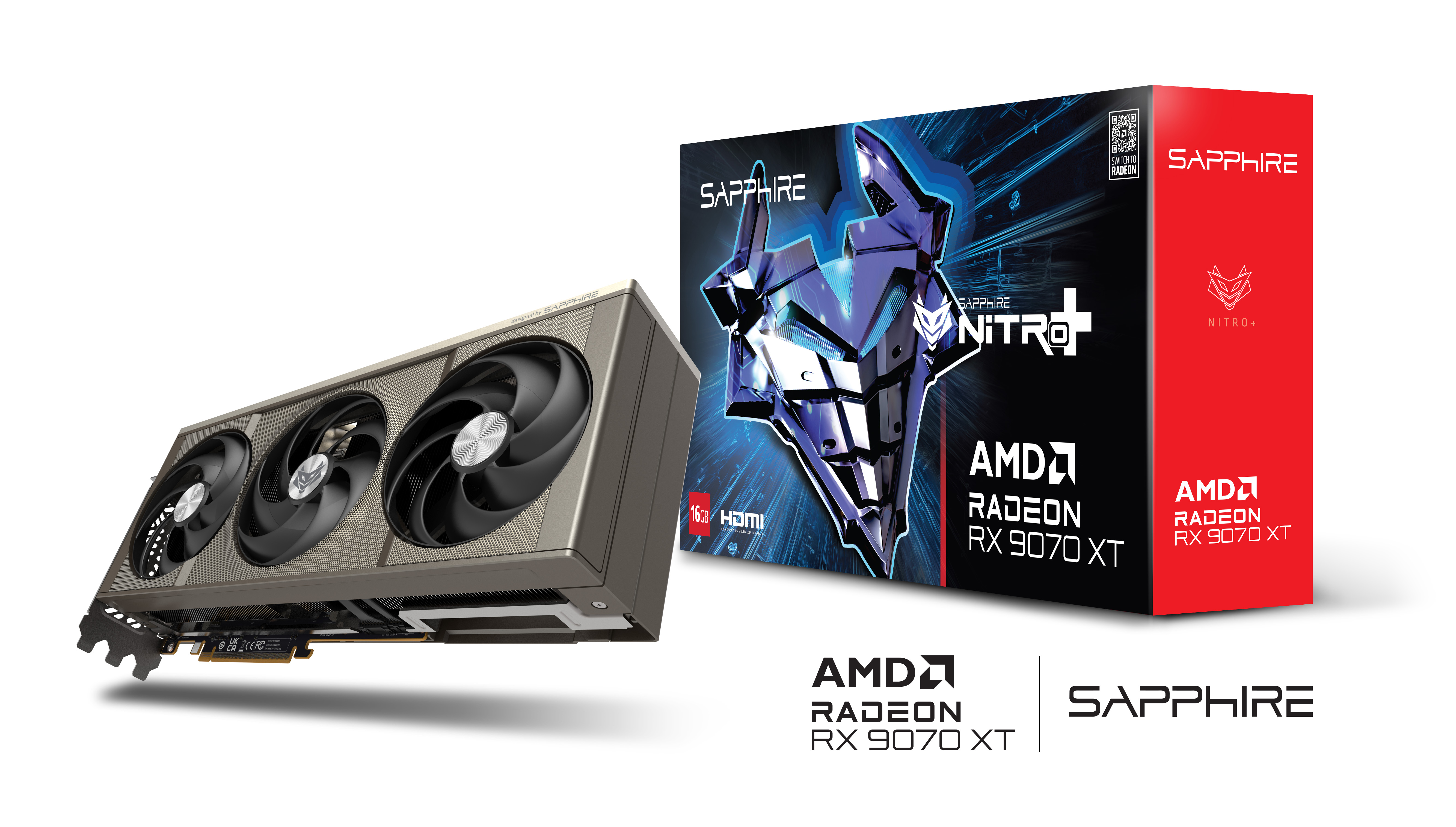 SAPPHIRE NITRO+ AMD RADEON RX 9070 XT 16GB GDDR6