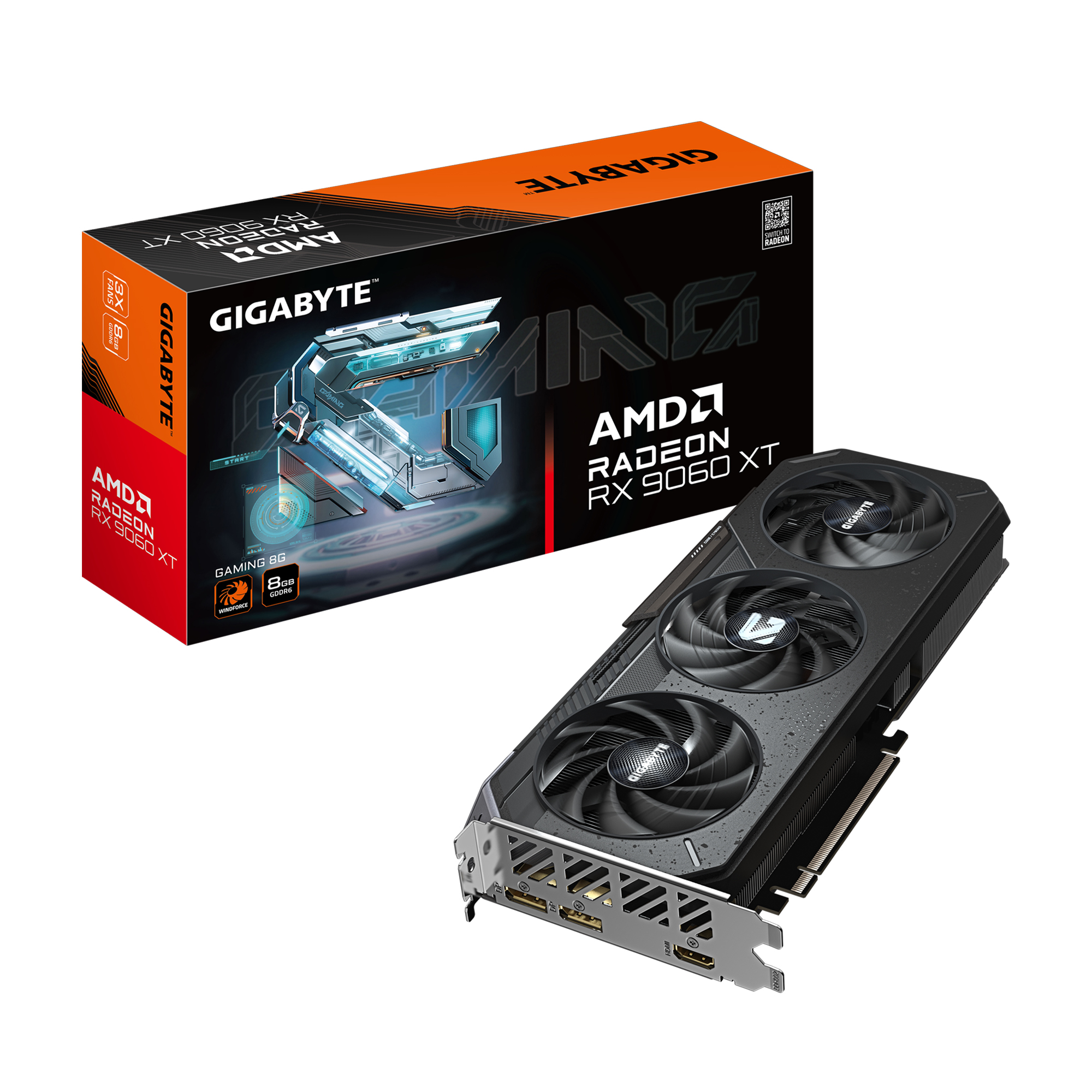 GIGABYTE Radeon RX 9060 XT GAMING 8G Graphics Card