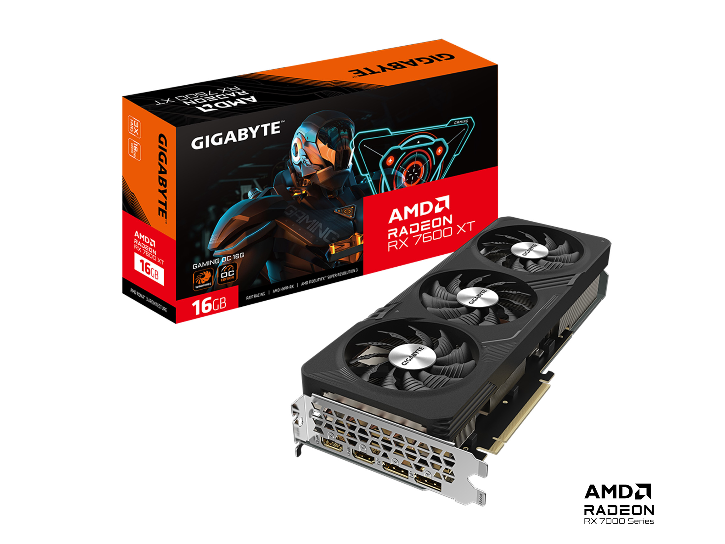 GIGABYTE Radeon RX 7600 XT GAMING OC 16G - Canada Computers