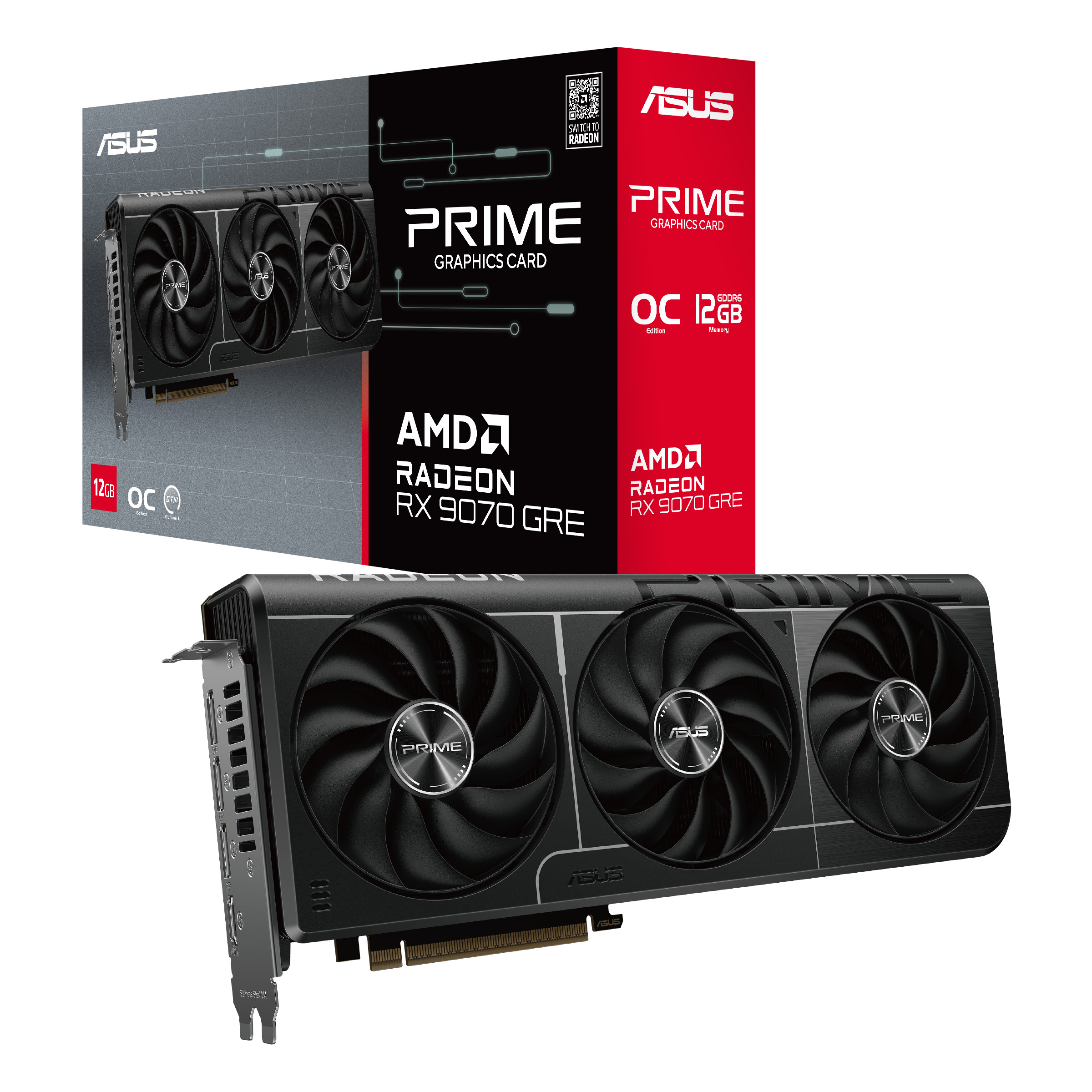 ASUS Prime Radeon RX 9070 GRE EVO OC Edition