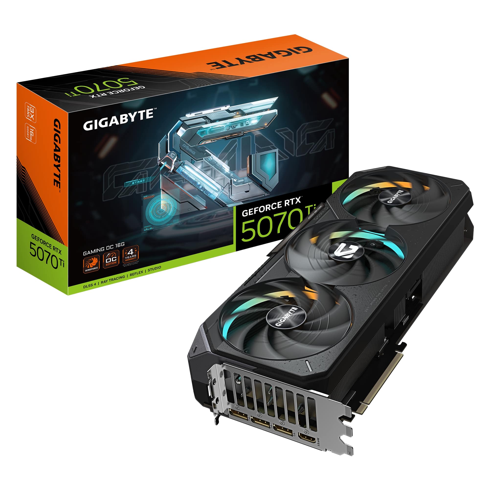 GIGABYTE GeForce RTX 5070 Ti GAMING OC 16G  Graphics Card