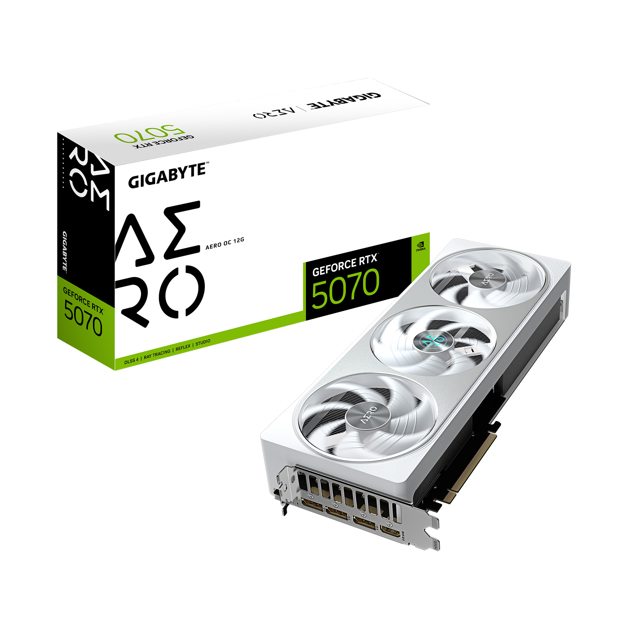 Carte graphique GIGABYTE GeForce RTX 5070 AERO OC 12G