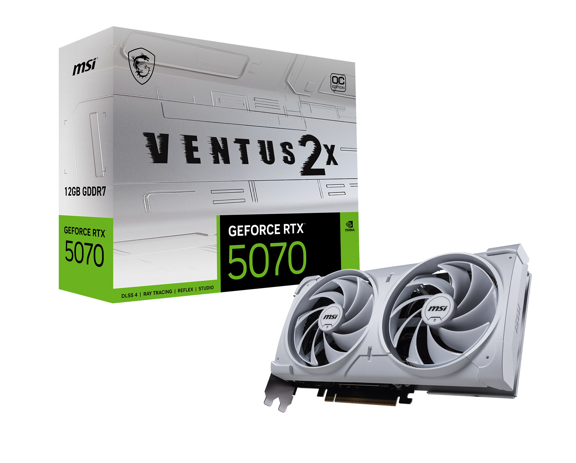 MSI GeForce RTX 5070 12G VENTUS 2X OC WHITE 12GB GDDR - Canada