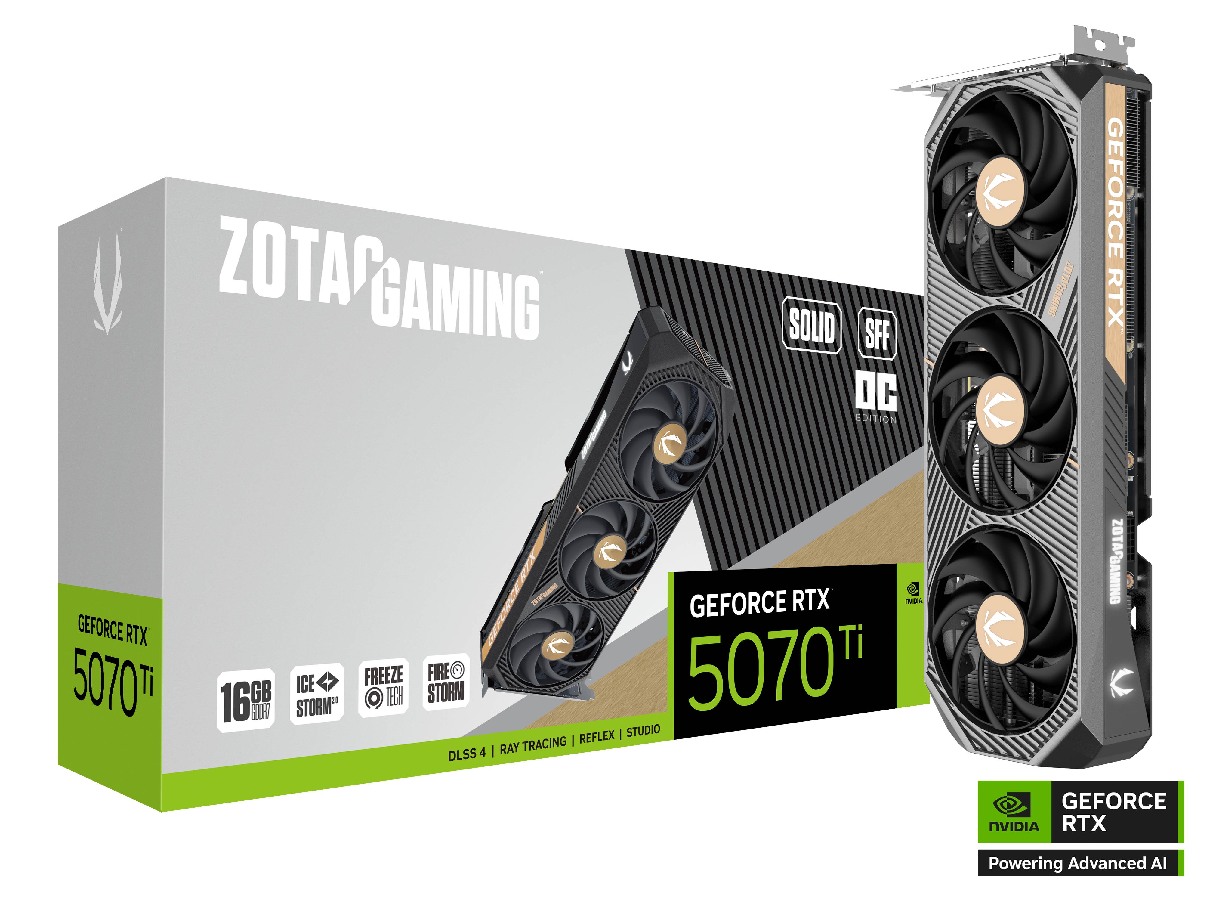 ZOTAC GAMING GeForce RTX 5070 Ti SOLID SFF OC DLSS 4