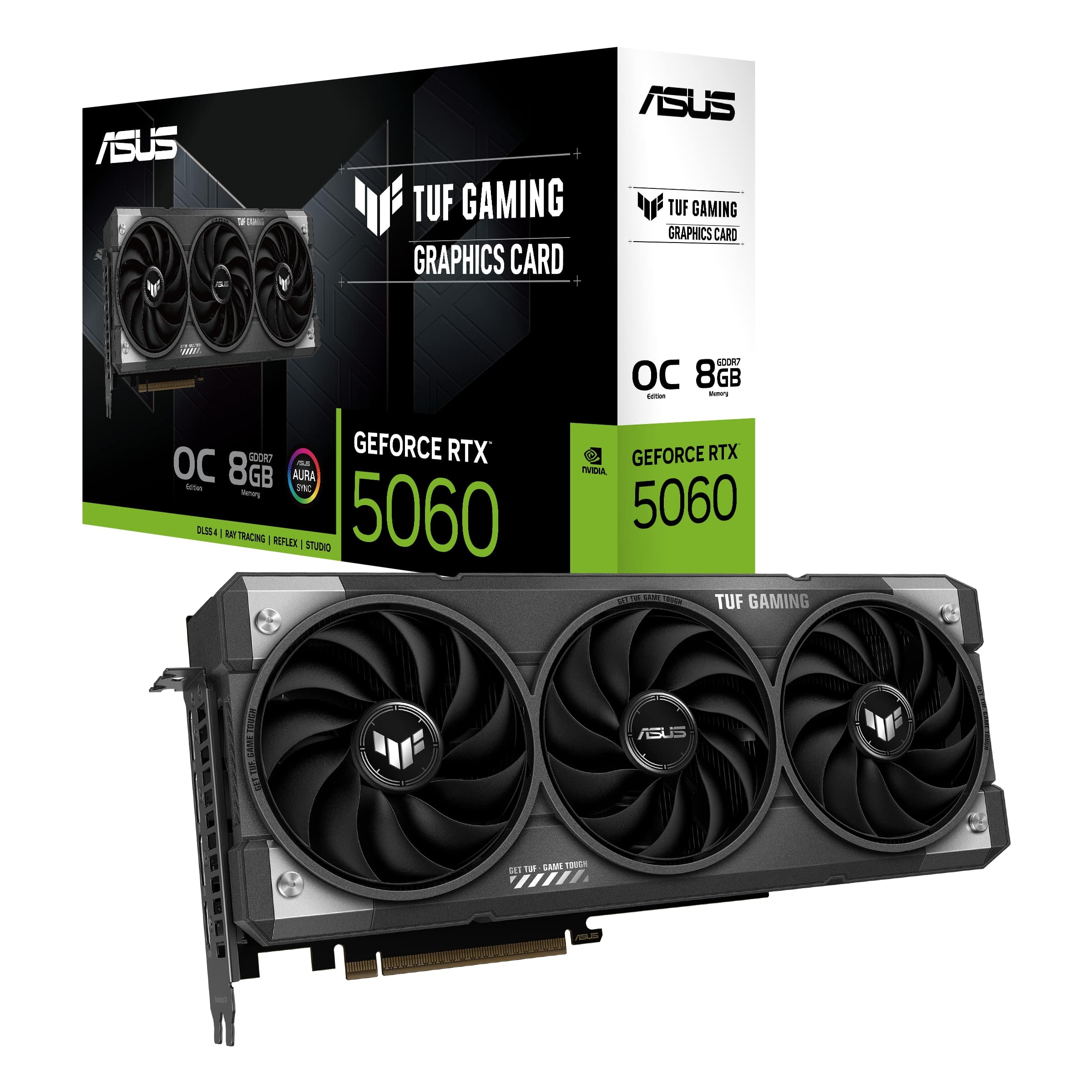 ASUS TUF-RTX5060-O8G-GAMING GDDR7 Trois ventilateurs