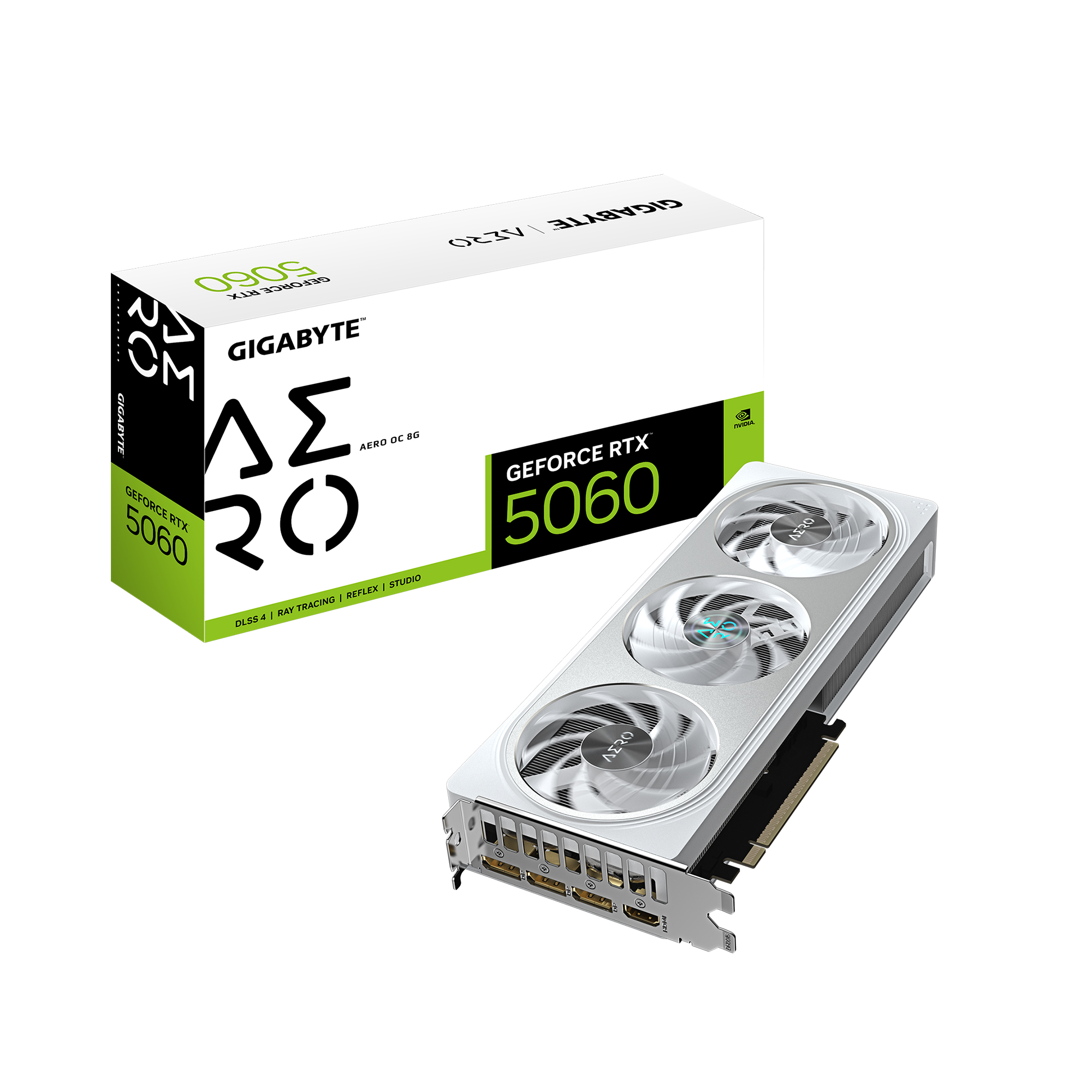 Carte graphique GIGABYTE GeForce RTX 5060 AERO OC 8G,