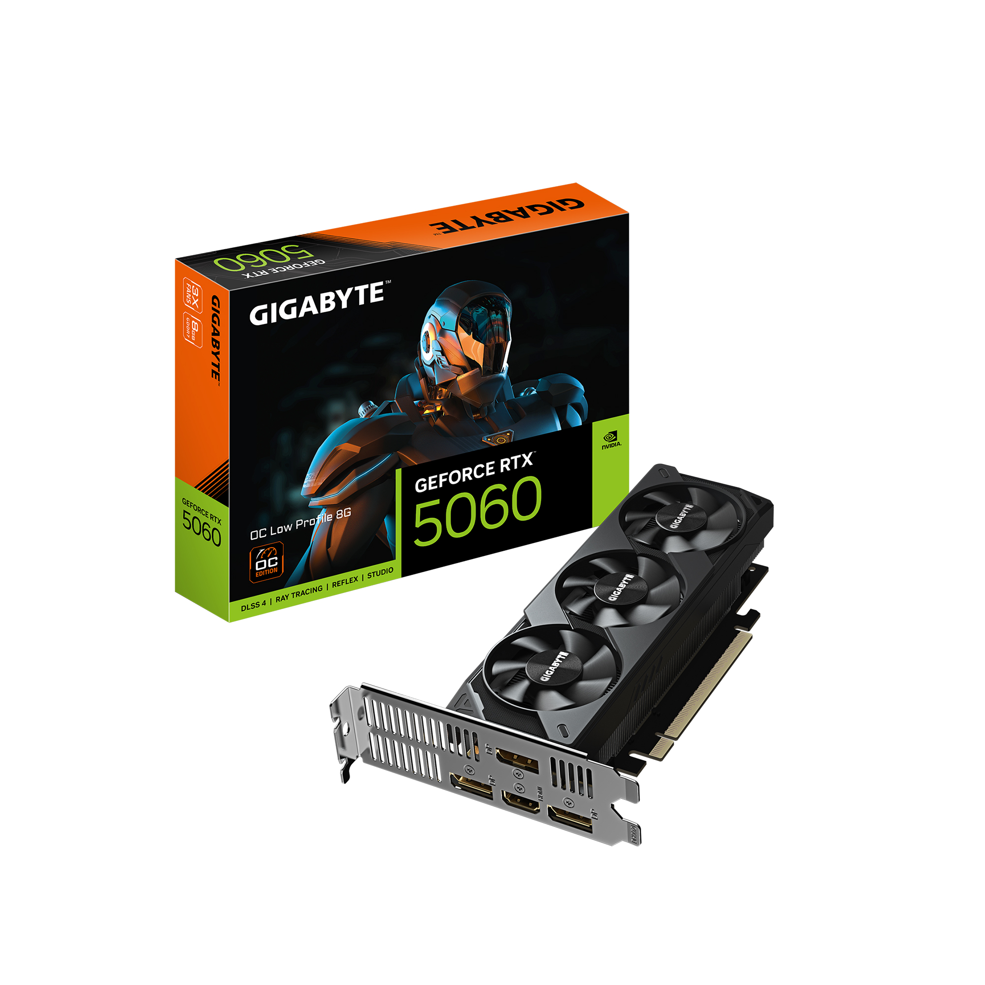 GIGABYTE GeForce RTX 5060 OC Low Profile 8G Graphics Card