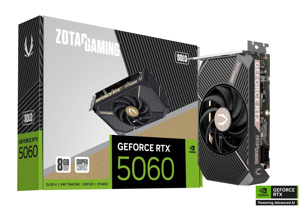 Carte graphique ZOTAC GAMING GeForce RTX 5060 SOLO 8 Go GDDR7