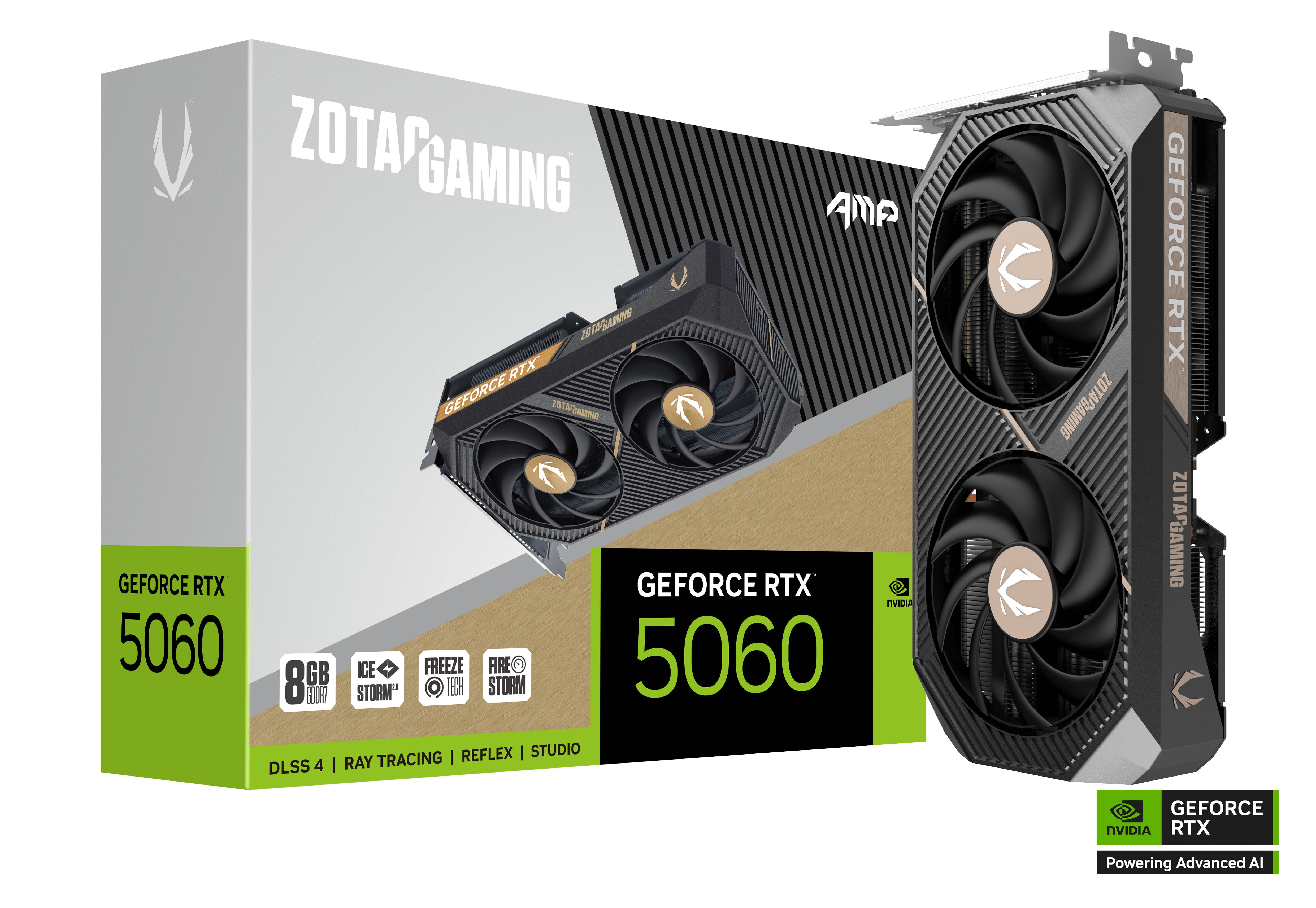 ZOTAC GAMING GeForce RTX 5060 AMP 8GB GDDR7