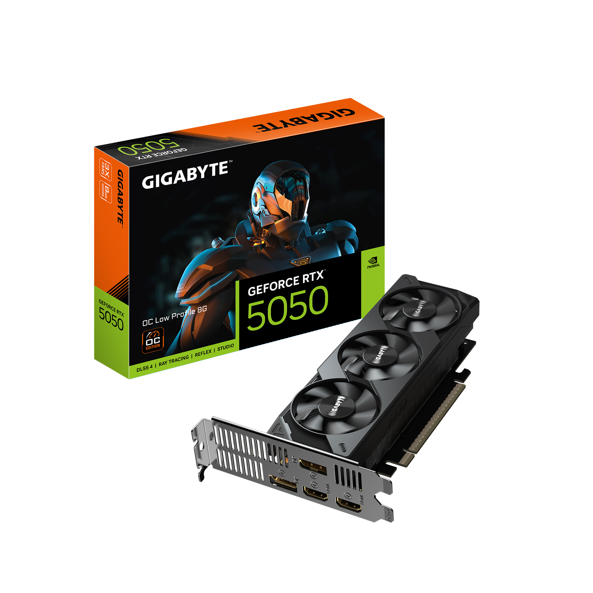 GeForce RTX 5050 OC Low Profile 8G ロープロ GIGABYTE GeForce RTX 5050 OC Low Profile 8G Graphics Card, 8GB 128