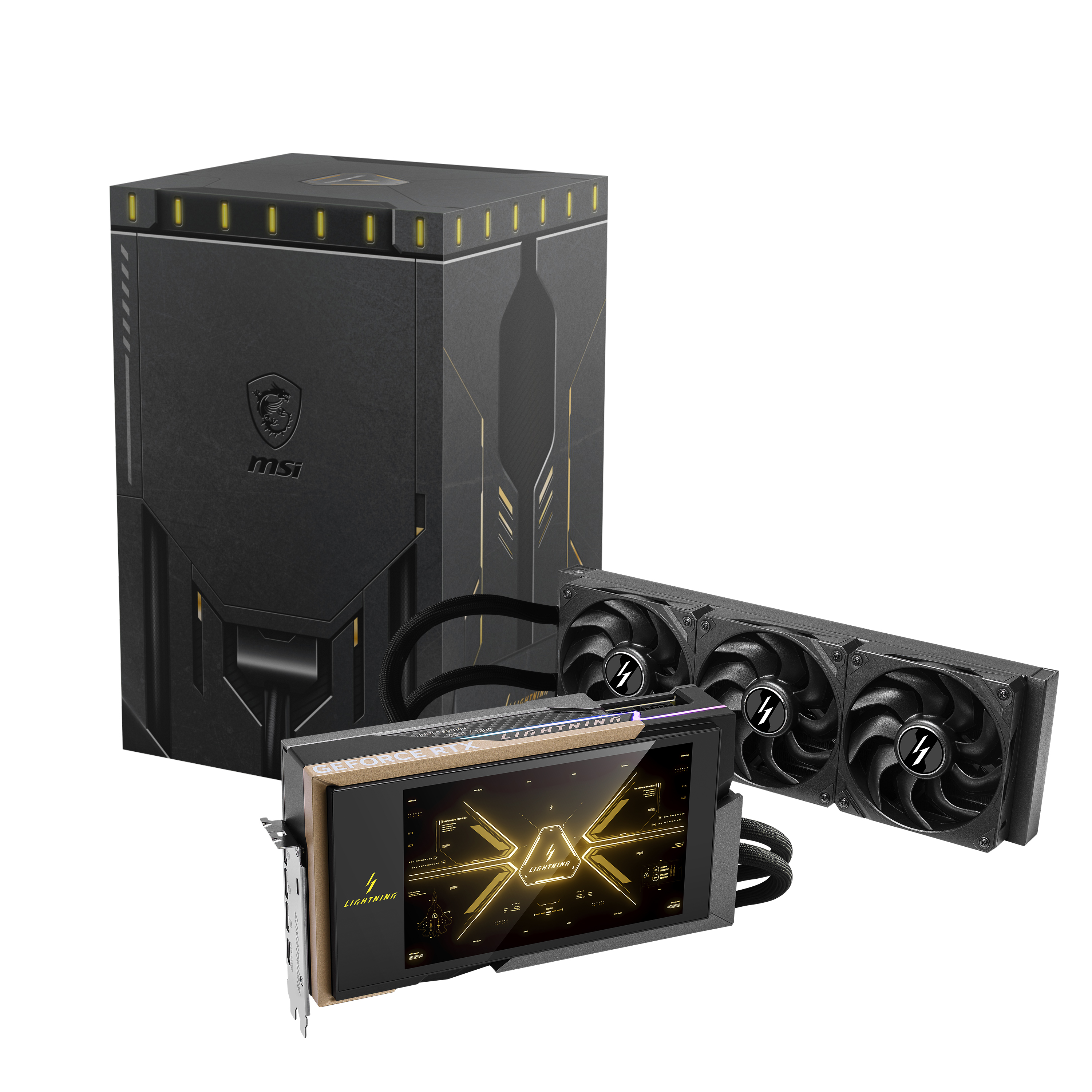MSI GeForce RTX 5090 32G LIGHTNING Z GDDR7 Liquid Cooler