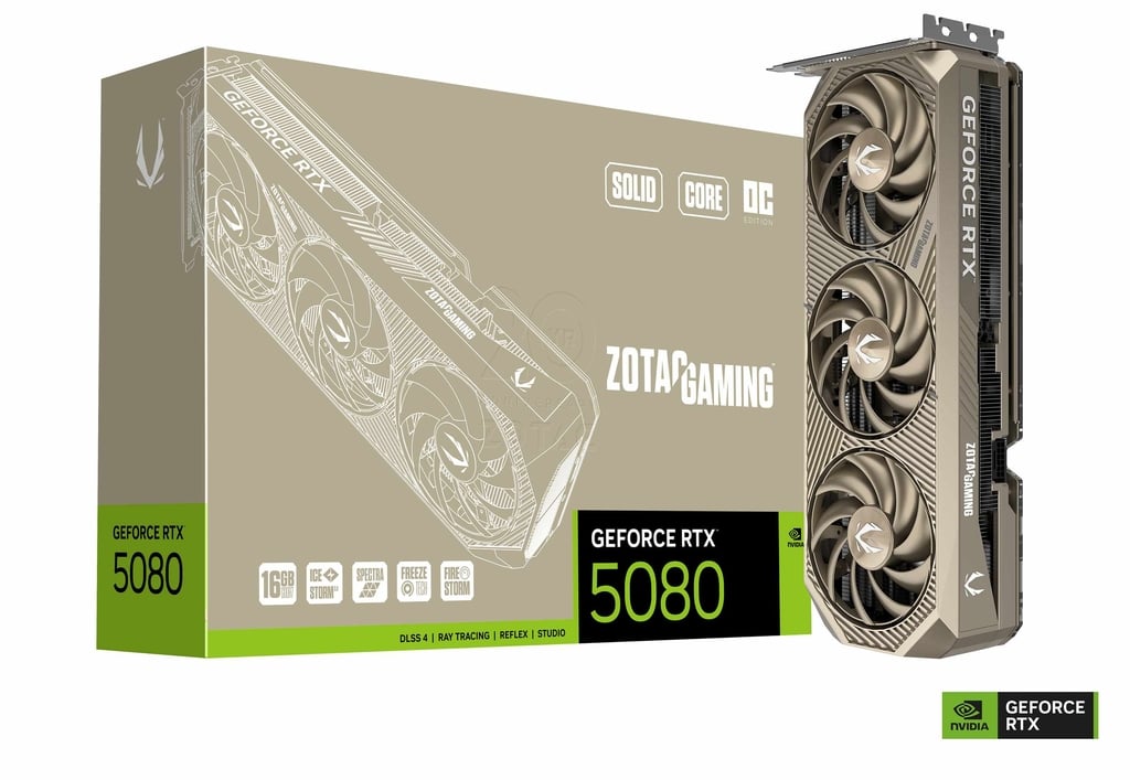 ZOTAC GAMING GeForce RTX 5080 SOLID CORE OC Édition 20e anniversaire