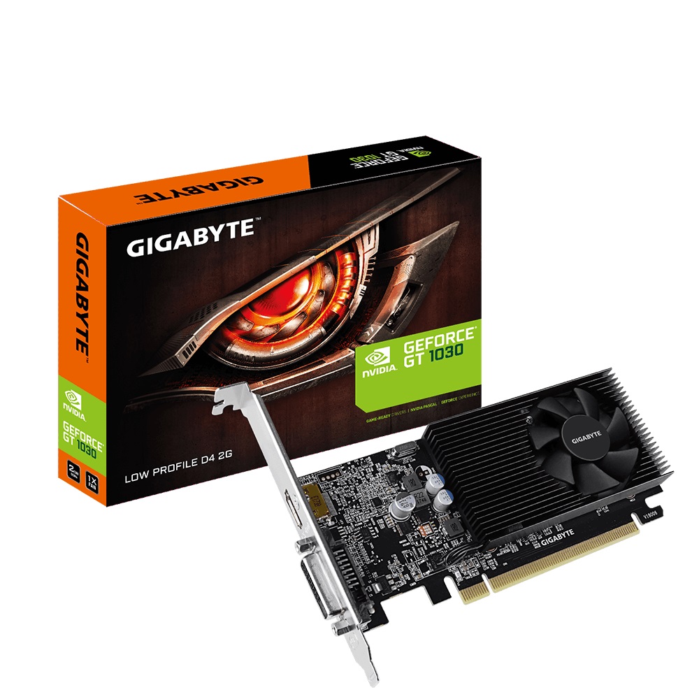 GIGABYTE GeForce GT 1030 Low Profile D4 Graphics Card