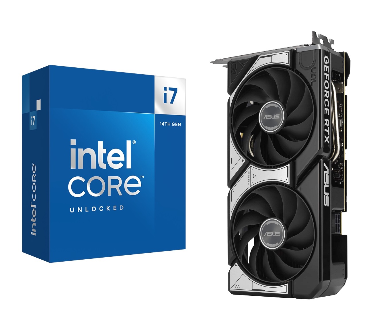 Intel Core i7-14700K CPU +  ASUS Dual GeForce RTX 5060 Ti GPU