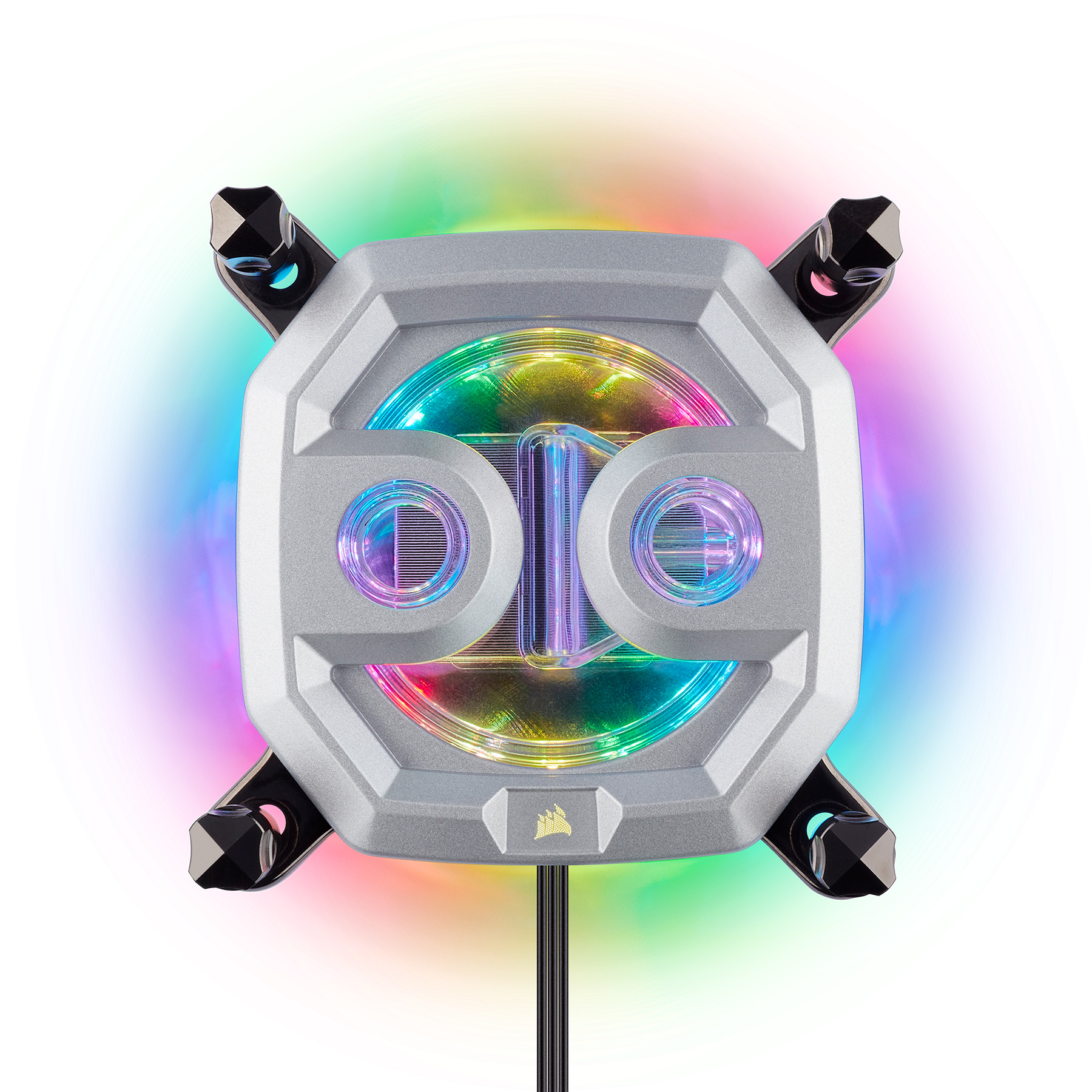 Le bloc d'eau de CPU CORSAIR, XC9 RGB (2066/sTR4), Intel 2066 et AMD sTR4