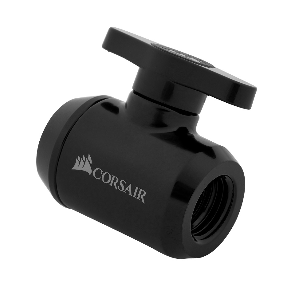 Raccord CORSAIR (vanne), adaptateur XF (vanne à boisseau sphérique d'arrêt; noir)