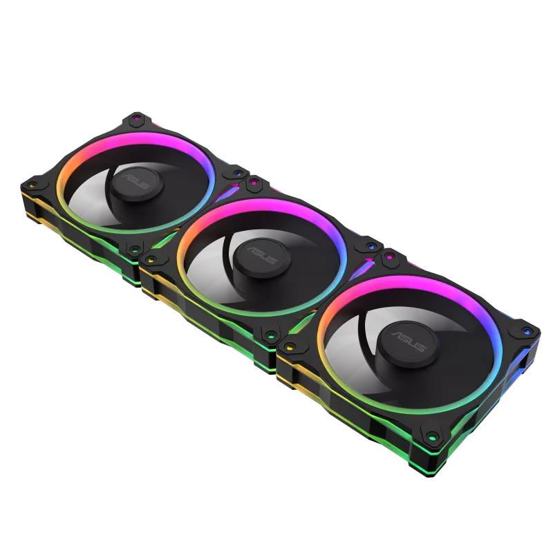 ASUS ASUS Prime MR120 ARGB Fan - Triple Pack 120mm Case Fan  Black