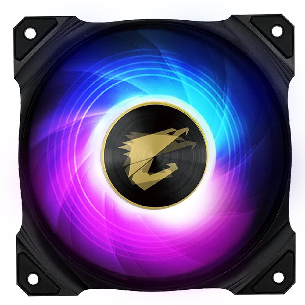 GIGABYTE GP-AR120RFAN 120 mm Ventilateur Noir