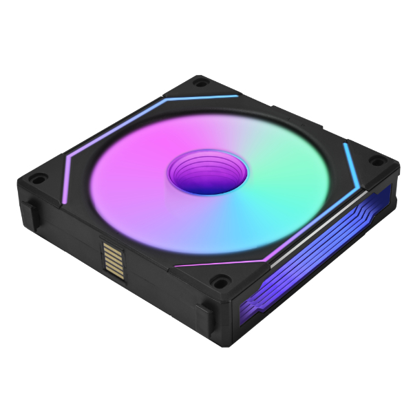 LIAN LI Uni Fan SL-INF 120 Reverse Blade 120mm Case Fan, Single Pack - Black