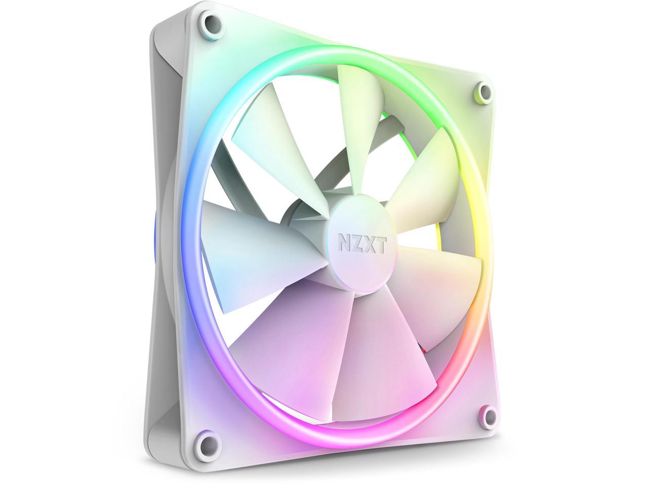 NZXT F120 RGB DUO Ventilateur de boîtier, Blanc