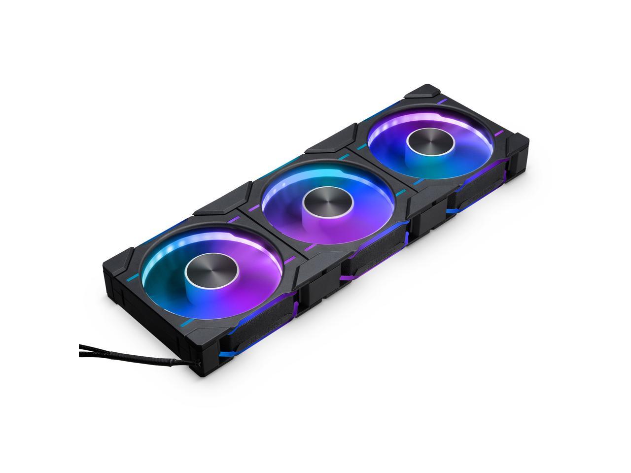 Phanteks D30-120 pack triple ventilateur inversé, noir