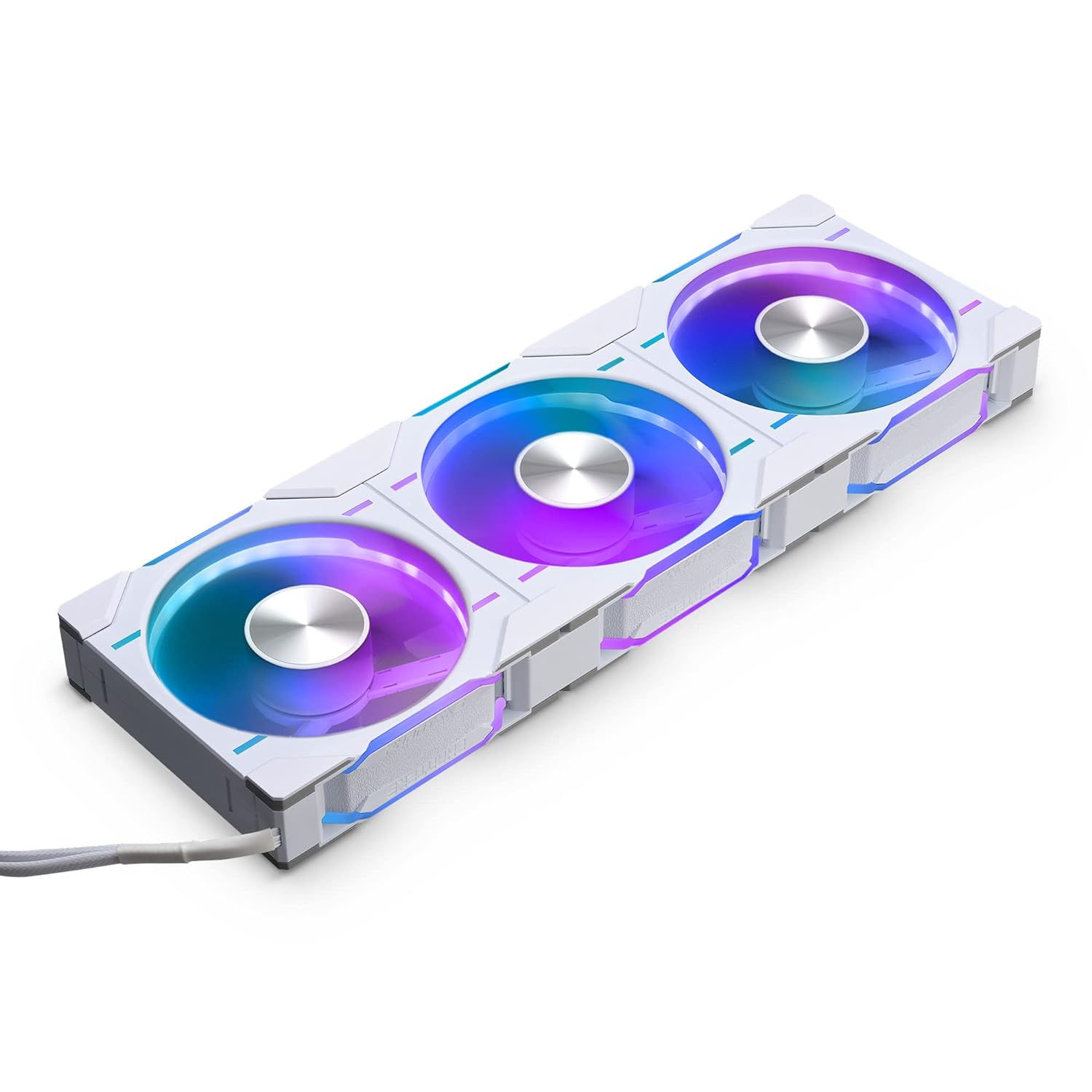 Phanteks D30-120 pack triple ventilateur inversé, blanc