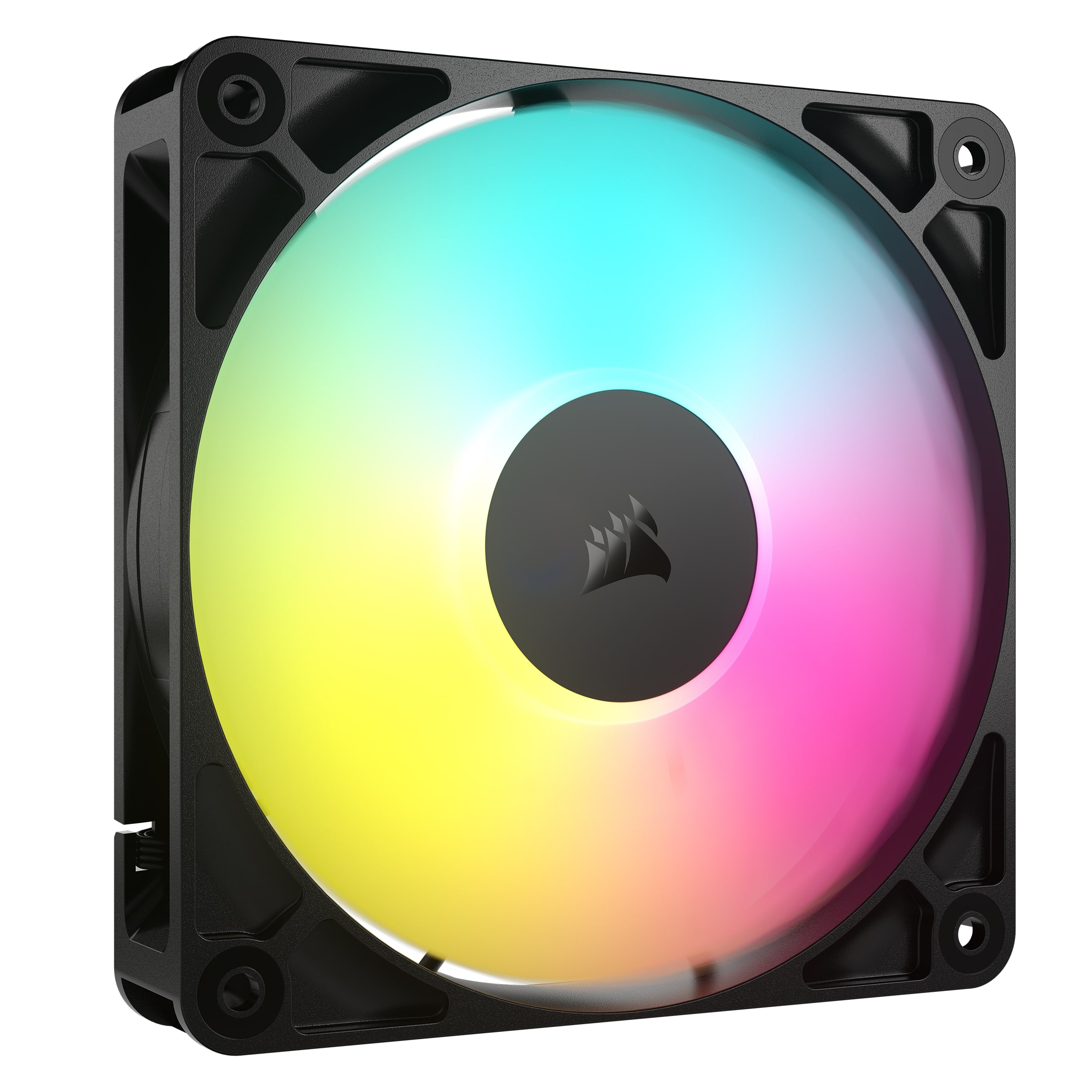 CORSAIR CORSAIR RS120 ARGB 120mm Case Fan  Black