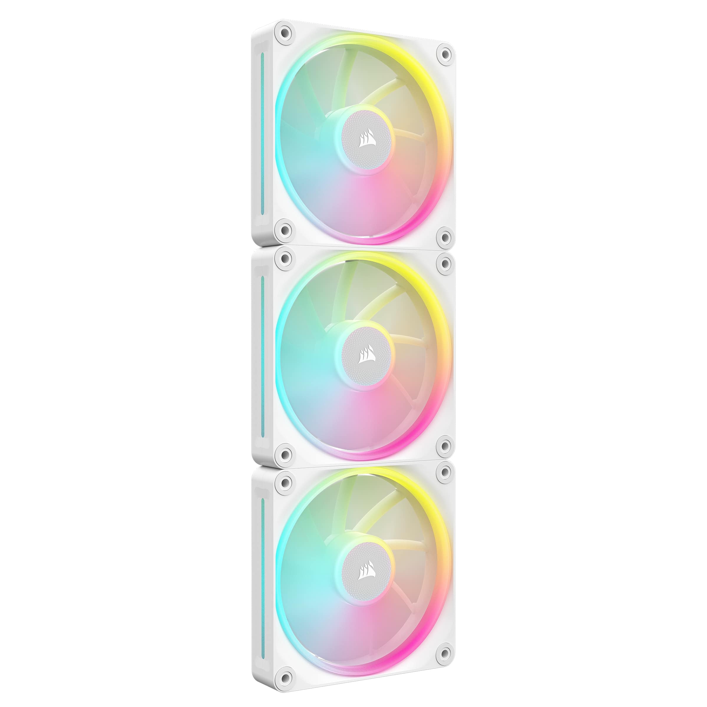 CORSAIR iCUE LINK LX120 RGB  Kit de démarrage pour ventilateurs PWM 120 mm - Blanc